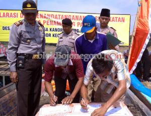 Warga Kanor dan Sebrang Tandatangani MoU