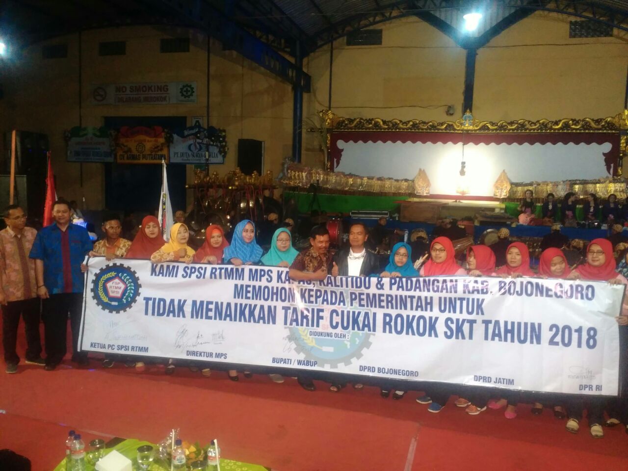 Pernyataan Sikap Tidak Naikan Cukai Rokok