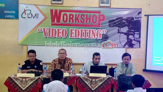 SMKN Dander Gelar Workshop Video Editing