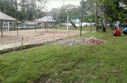 H-1, Perhelatan Voli Kartar Se Bojonegoro Diikuti Puluhan Peserta