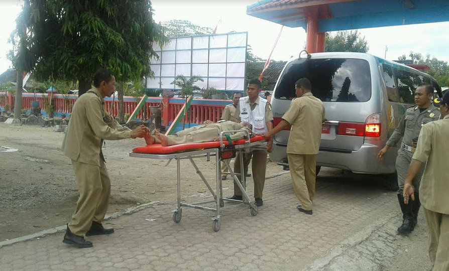 Diduga Kelelahan, Peserta Pengukuhan Orang Tua Asuh Pingsan