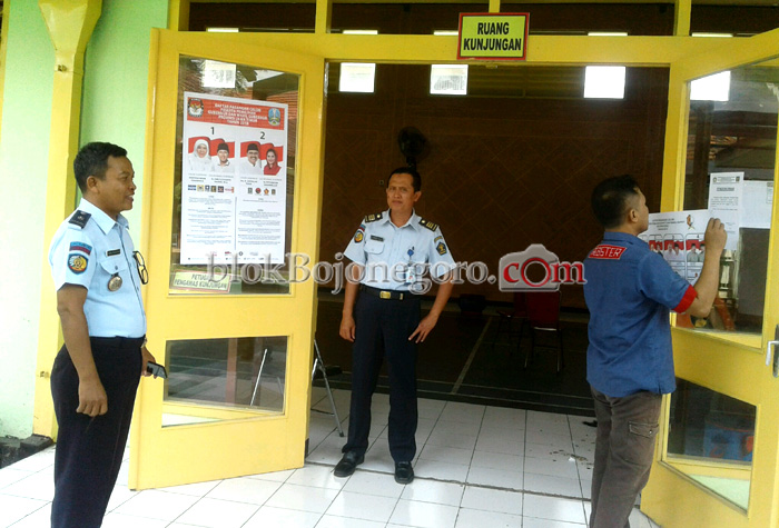 Di Lapas Kelas II Bojonegoro Paslon Mulyo-Atine Unggul