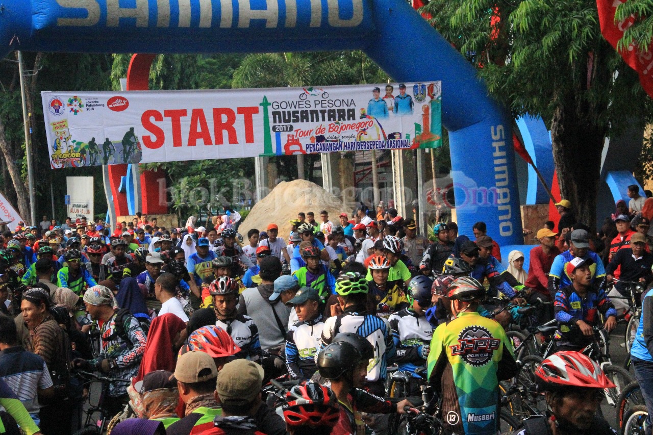 1.500 Peserta Ramaikan Gowes Nusantara dan Tour de Bojonegoro