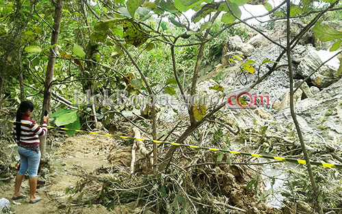 Akibat longsor, Wisata Kedungmaor Ditutup