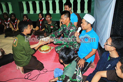 Potong Tumpeng, Saka Wira Kartika Sumberrejo Rayakan Ultah