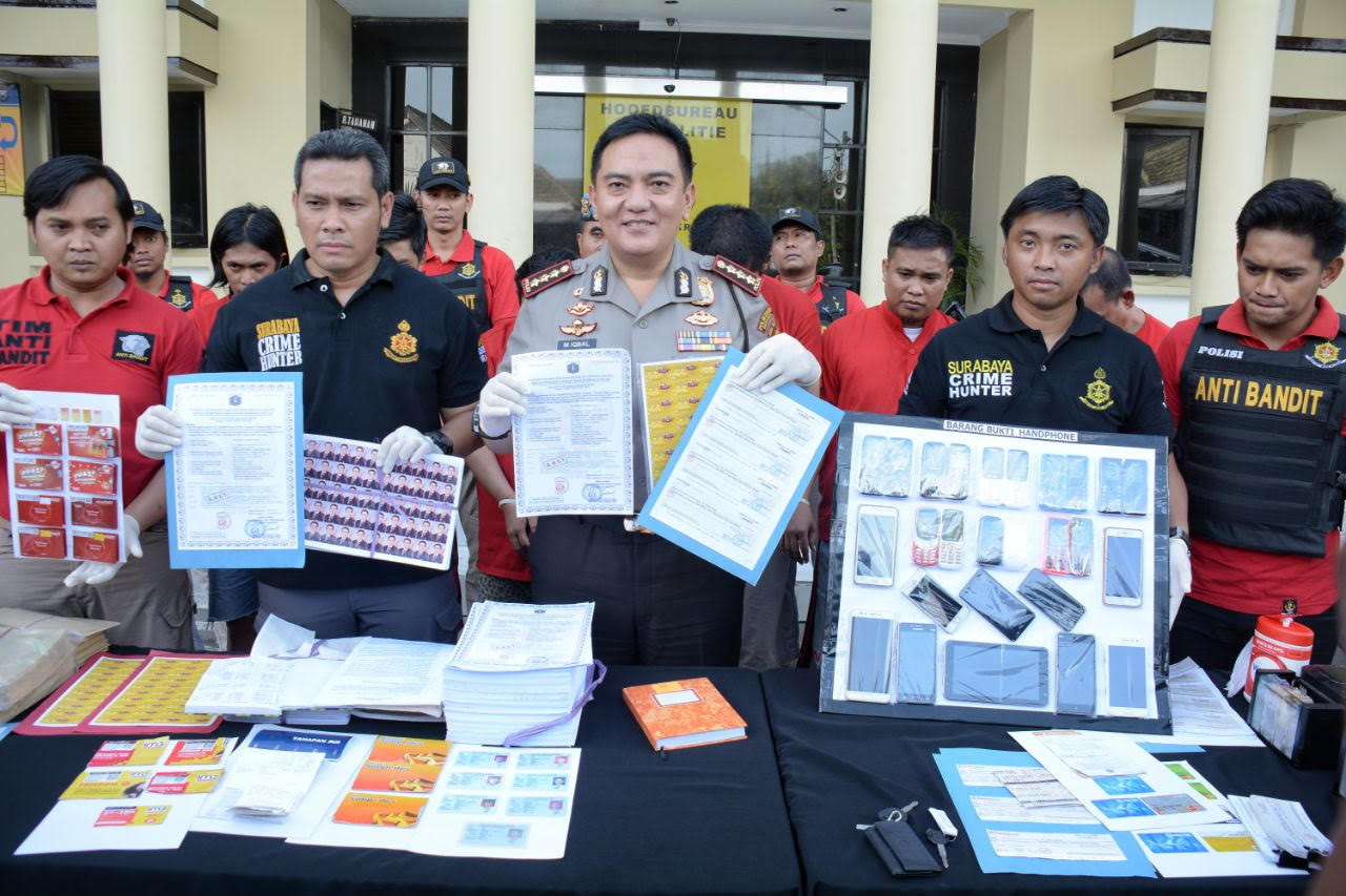 Delapan Pelaku Penipuan Lintas Provinsi Diamankan Polisi