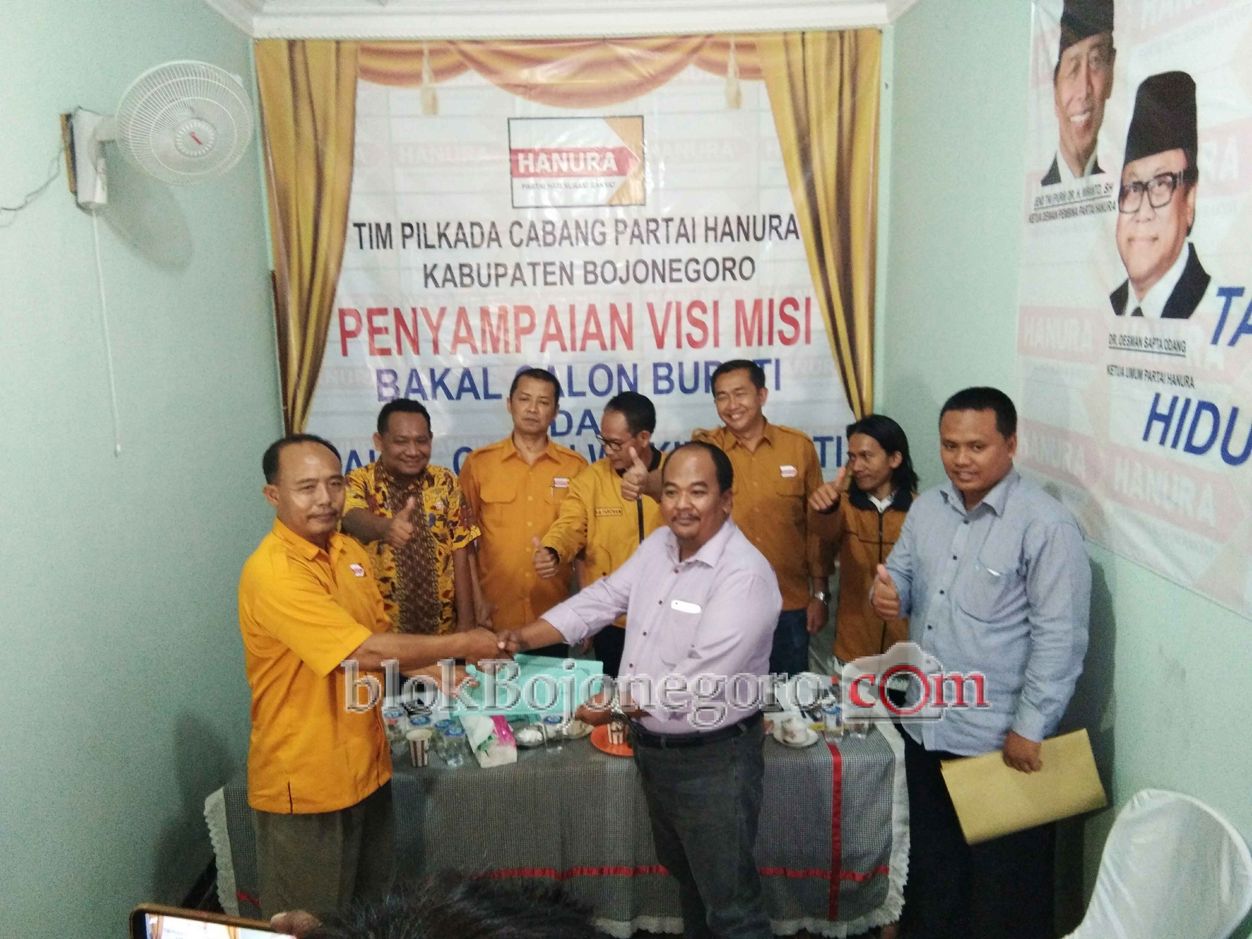 Tahapan Seleksi, DPD Hanura Uji Visi Misi Arif Januarso