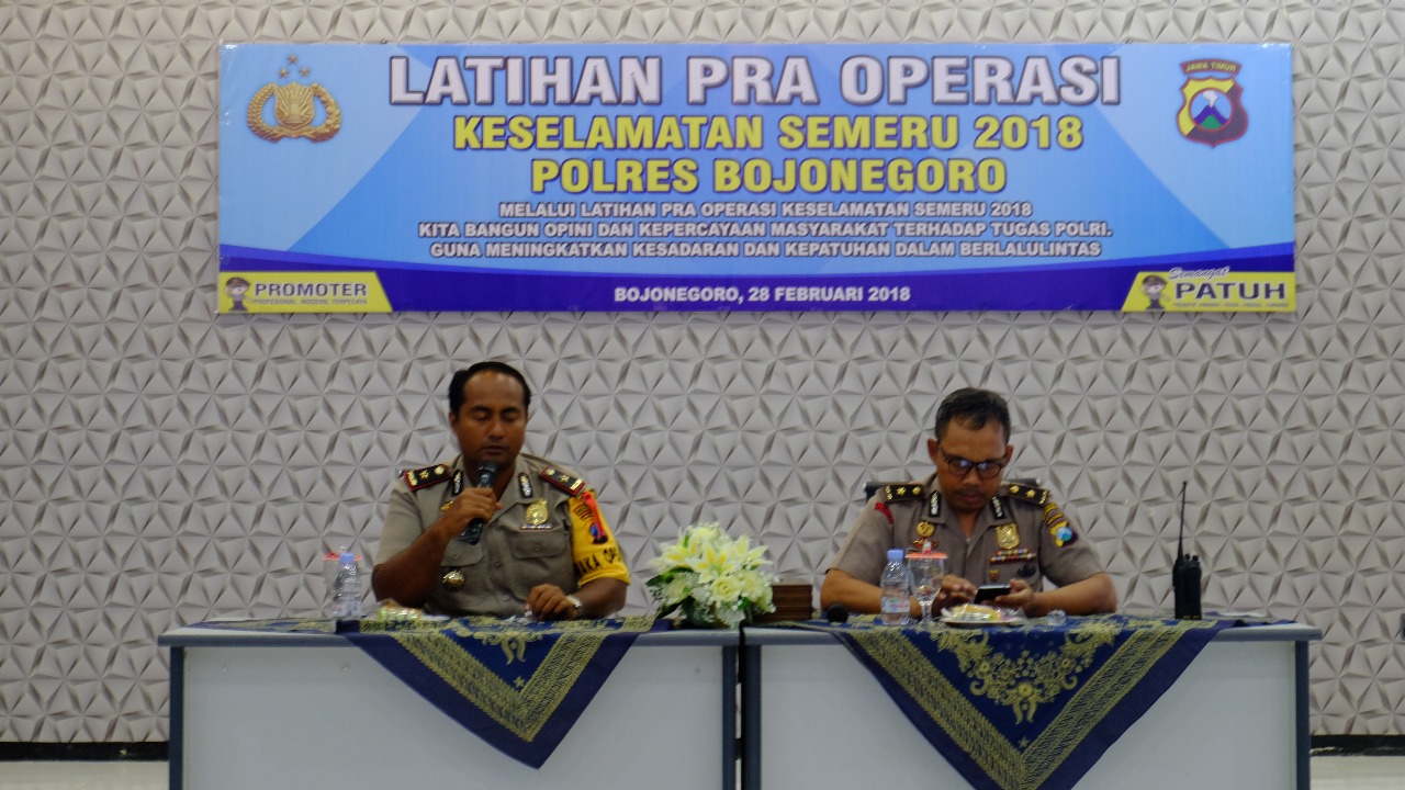 Jelang Operasi Keselamatan 2018, Polres Gelar Latihan