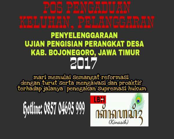 Minimalisir Kecurangan, LBH Kinasih Buka Pos Pengaduan