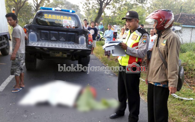 Laka di Parengan, Pemuda Sumuragung Meninggal di TKP