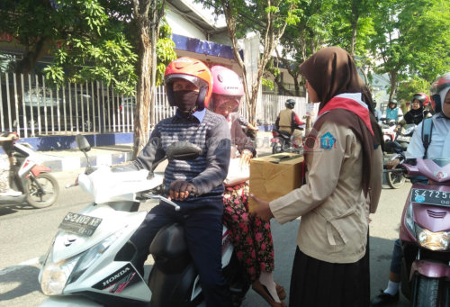 Rohis SMKN 1 Bojonegoro Gelar Aksi Peduli Rohingya