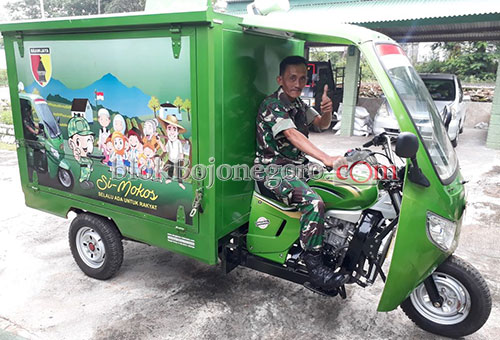 Sambang Koramil, Si Mokos Hadir di Kedungadem