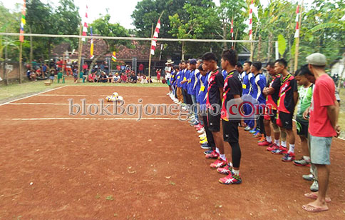 Desa Geneng Gelar Turnamen Bola Voli Cup III 2017