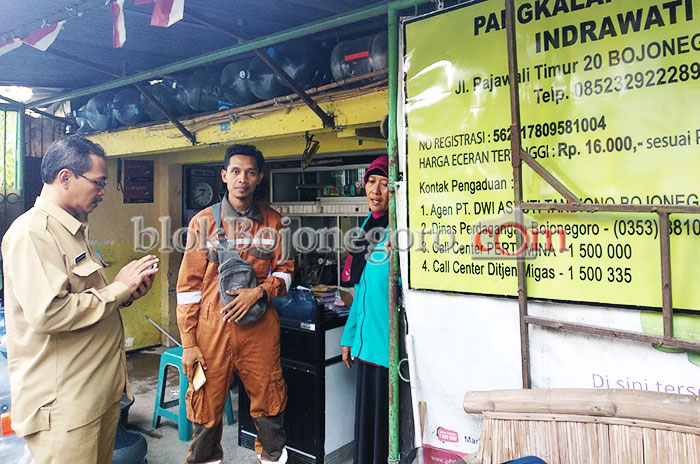 Disdag Sidak Ketersediaan LPG di Pangkalan