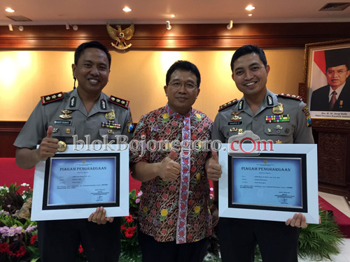 CAS Polres Bojonegoro Mendapatkan Penghargaan dari Menpan RB