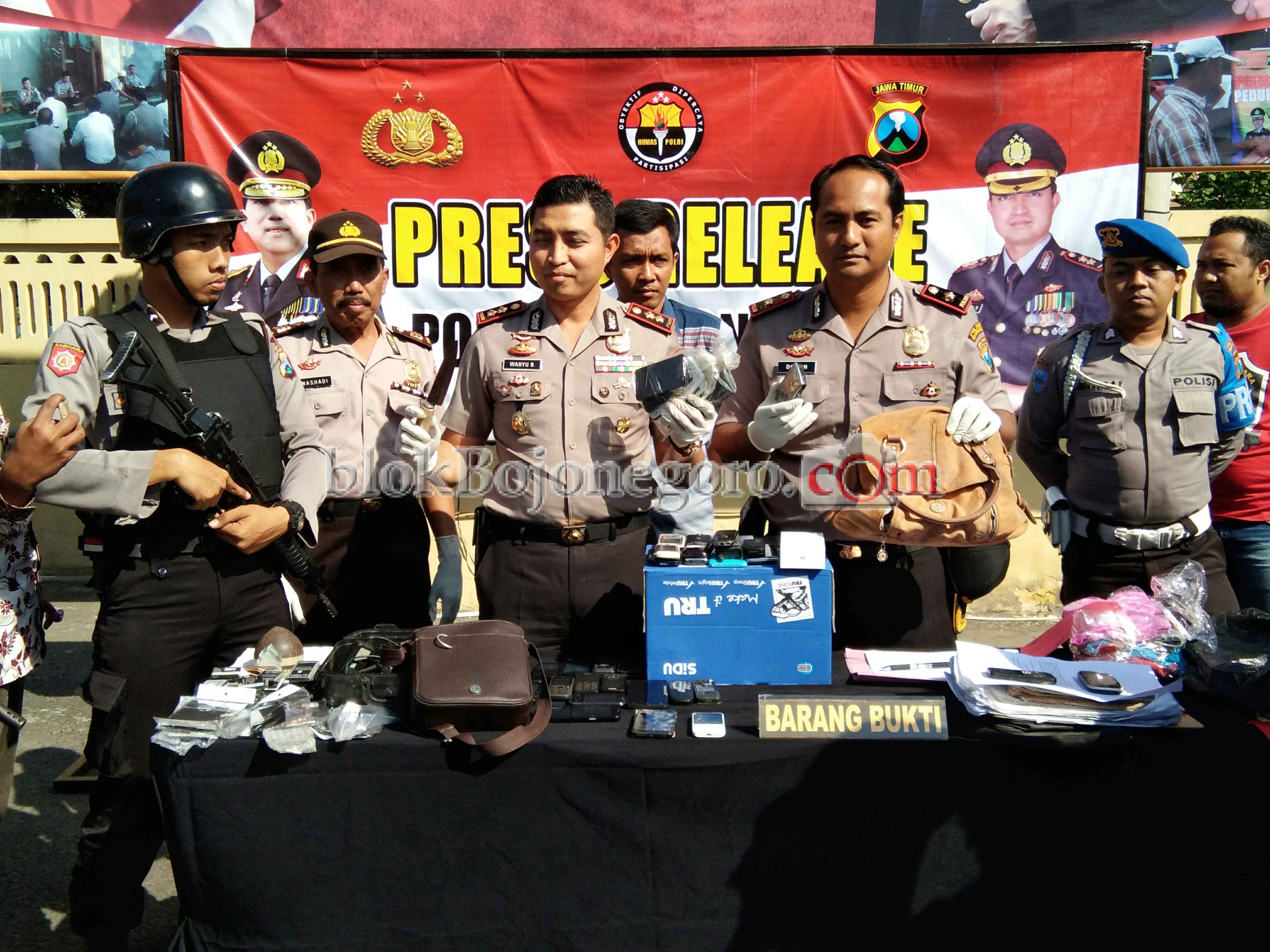 Sebulan, Polres Ringkus 21 Tersangka Berbagai Kasus