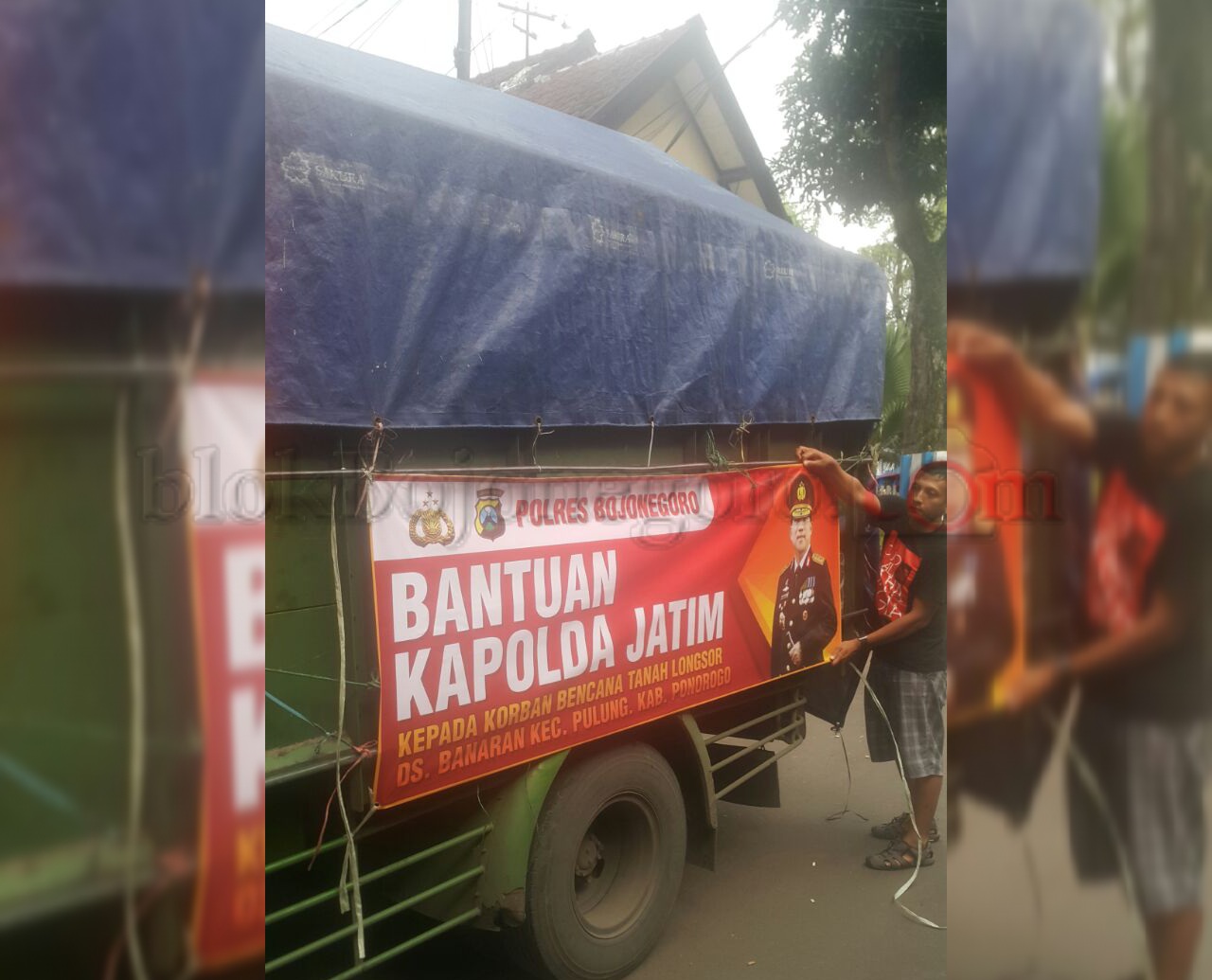 Polres Bojonegoro Kirimkan Bantuan ke Ponorogo