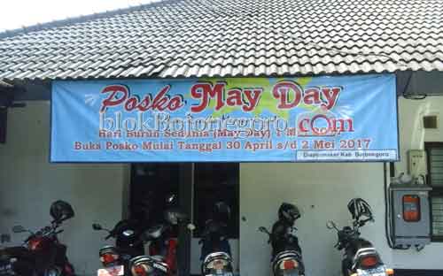 May Day, Disperinaker Buka Posko