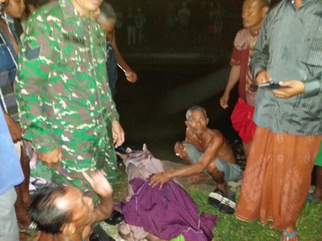 Mandi di Saluran Irigasi, Warga Mayangkawis Tenggelam