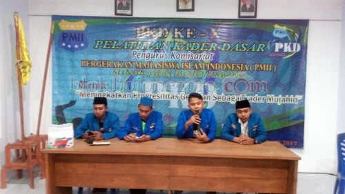 PK PMII Sunan Giri Gelar PKD di Gayam