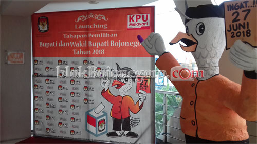 KPU Launching Tahapan Pemilihan Bupati 2018