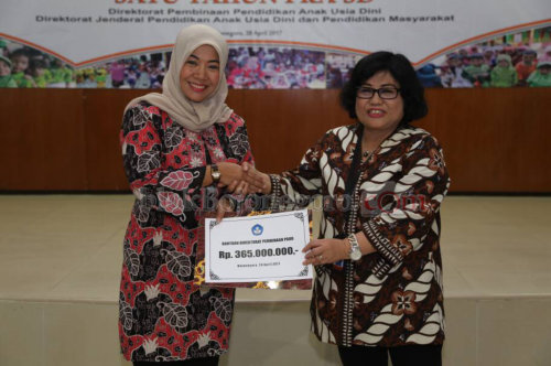 Bina PAUD, Pemkab Terima Bantuan Rp365 Juta