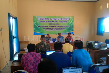 Pemerintah Kecamatan Ngasem Gelar Pelatihan Siskeudes