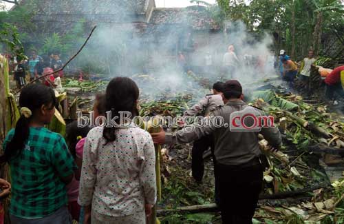 Rumah Warga di Sumberrejo Ludes Terbakar