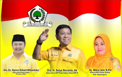 Minggu, Pengurus DPD II Partai Golkar Dilantik