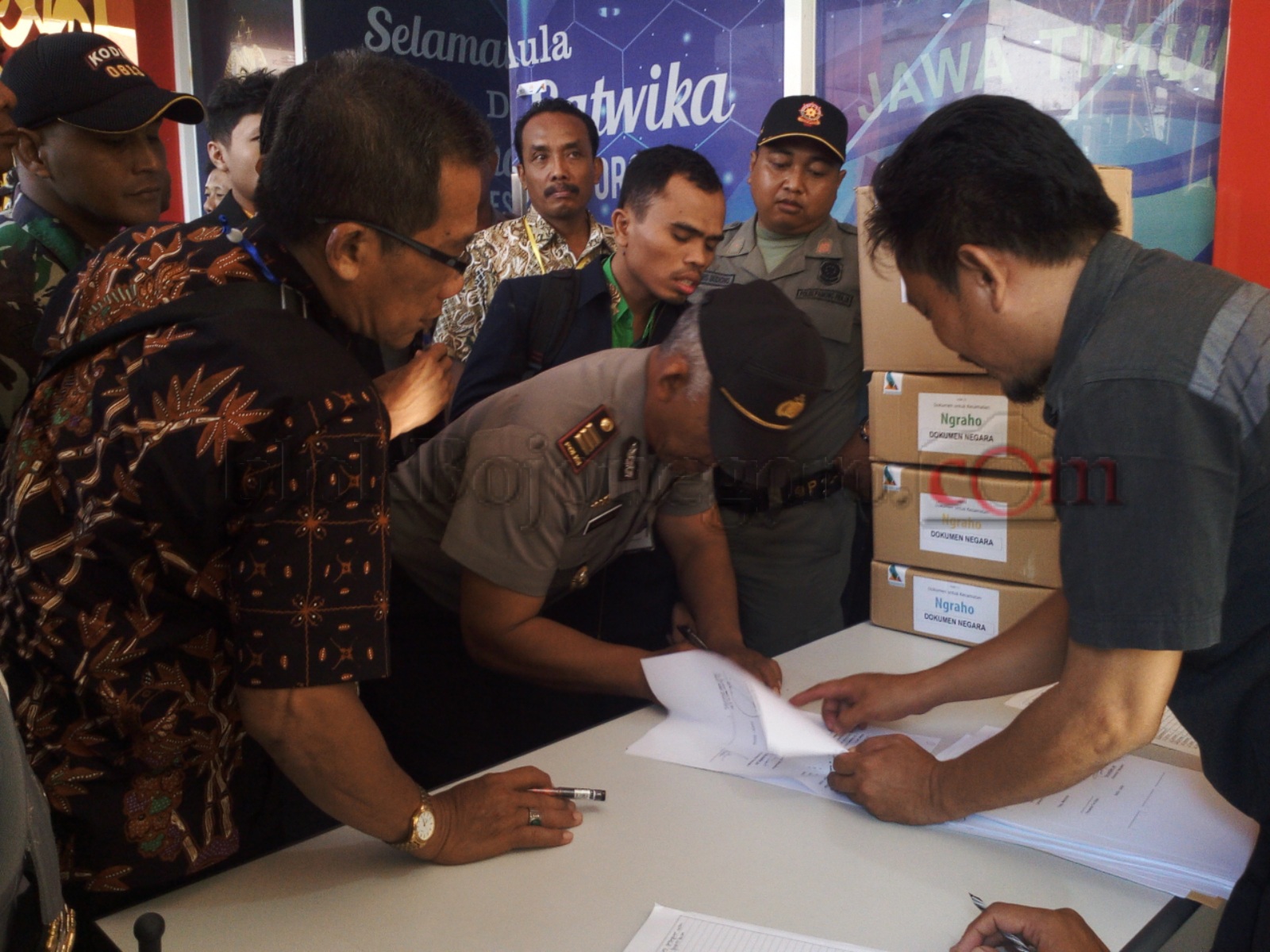 Naskah Soal Ujian Mulai Diambil Pihak Kecamatan