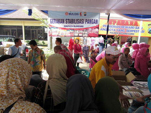 Stabilisasi Pangan, Polres Gelar Pasar Murah