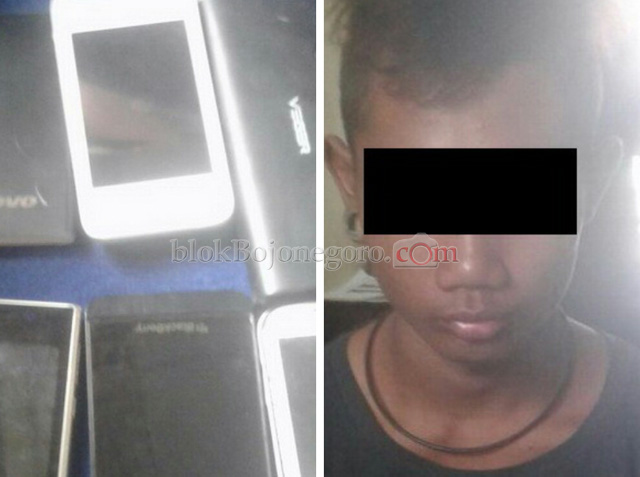 Seorang Pencuri di Konter HP Ngraho Dibekuk Polisi