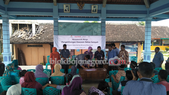Desa Ngraho Deklarasikan Kawasan Bebas Sampah