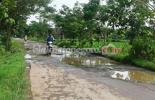 Awas Lubang Menganga di Jalur Alternatif Bojonegoro-Temayang