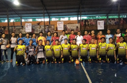 Bina Futsal, Pak Tris Pinggiran Gelar Turnamen Antar Pelajar