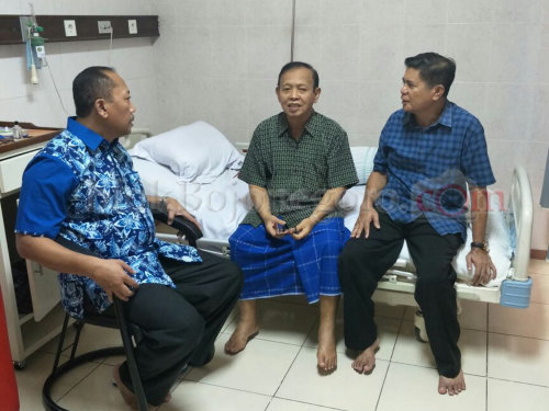 Jenguk Santoso, Pak Mul: Saya Menghormati Senior