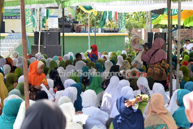 Harlah NU ke 92, MWC Kanor Gelar Pengajian Akbar