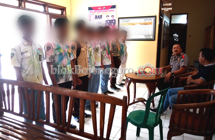 Konvoi Setelah UNBK, Siswa Baureno Diamankan