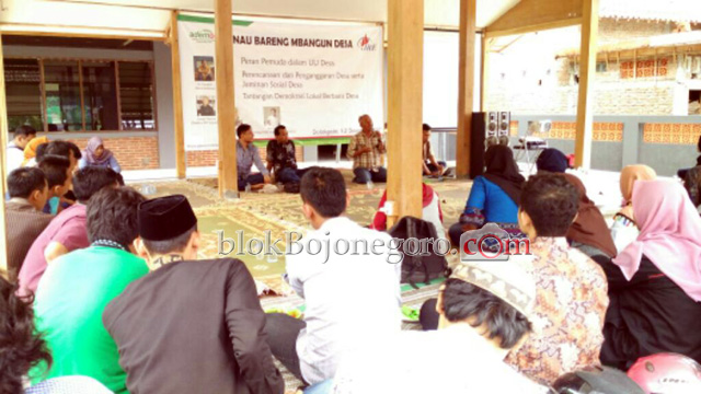 Ademos Gelar Sinau Bareng Bangun Desa