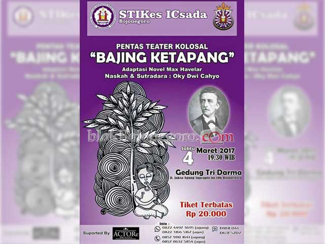 Teater 'Bajing Ketapang' di Tri Dharma 4 Maret