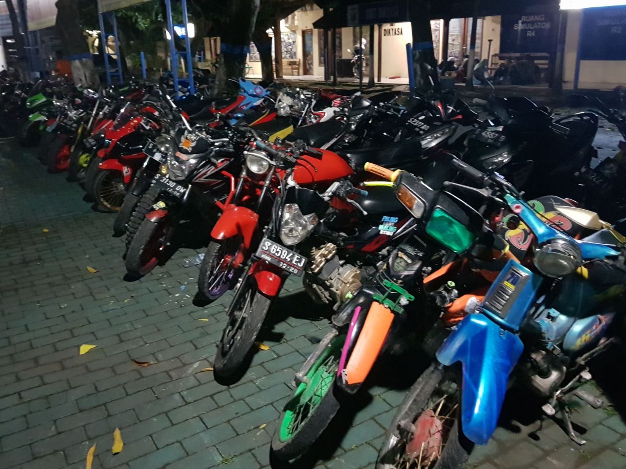 Gunakan Knalpot Brong, 45 Kendaraan Diamankan