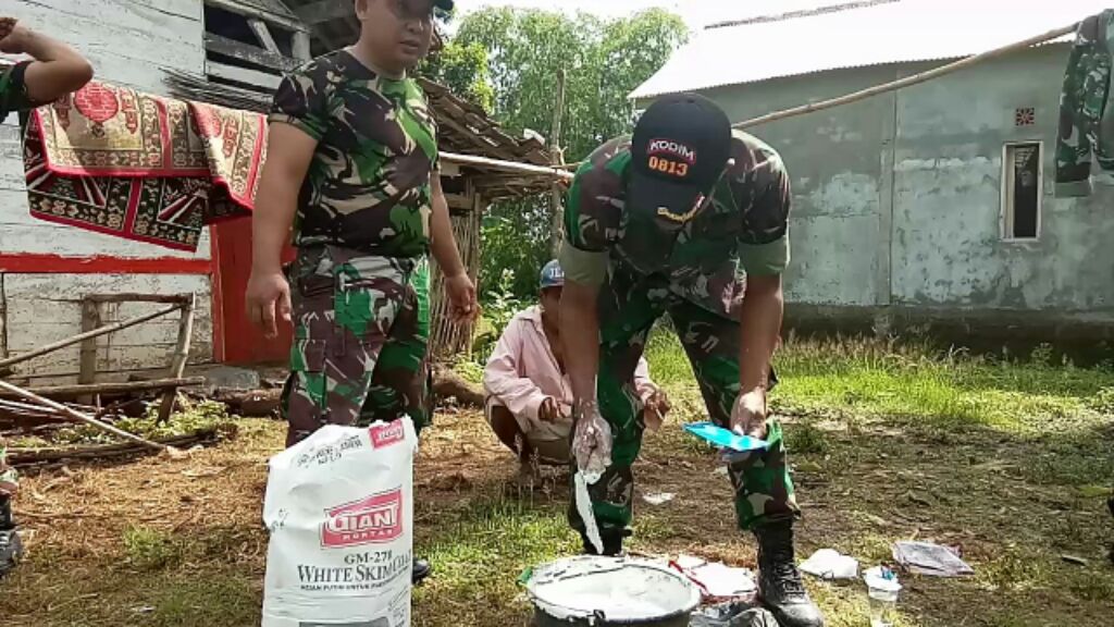 HUT TNI AD, Kodim Bojonegoro Gelar Karya Bakti